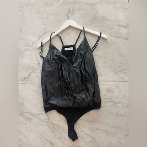 NWT Bailey 44 Women’s Leather Top - Bodysuit